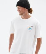 Dope стандартна тениска 4PZP341 борово бяло мъже - Image 3