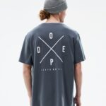 Dope стандартна тениска 4PZP360 2x up метален син мъже
