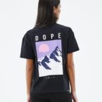 Dope стандартна w тениска 4PZP875 връх черен Жени