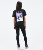 Dope стандартна w тениска 4PZP875 връх черен Жени - Image 7