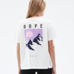 Dope стандартна w тениска 4PZP876 връх бял Жени