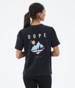 Dope стандартна w тениска 4PZP883 черен бор Жени