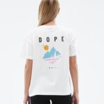 Dope стандартна w тениска 4PZP889 борово бяло Жени