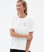 Dope стандартна w тениска 4PZP889 борово бяло Жени - Image 6