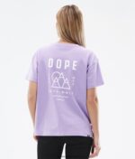 Dope стандартна w тениска 4PZP897 среща на върха избледняла виолетова Жени