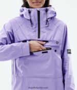 Dope туристическо леко яке за открито 4PZP638 избледняла виолетова Жени - Image 10