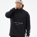 Dope удобен поларен пуловер 4PZP311 черен мъже