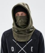 Dope удобна качулка ii маска за лице 4PZP474 маслинено зелено - Image 4