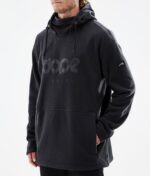 Dope удобна ii поларена качулка 4PZP317 черен мъже - Image 8