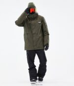 Dope умело яке за сноуборд 4PZP10 маслинено зелено мъже - Image 3
