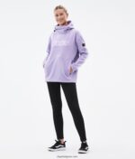 Dope уютна качулка от полар 4PZP799 избледняла виолетова Жени - Image 3