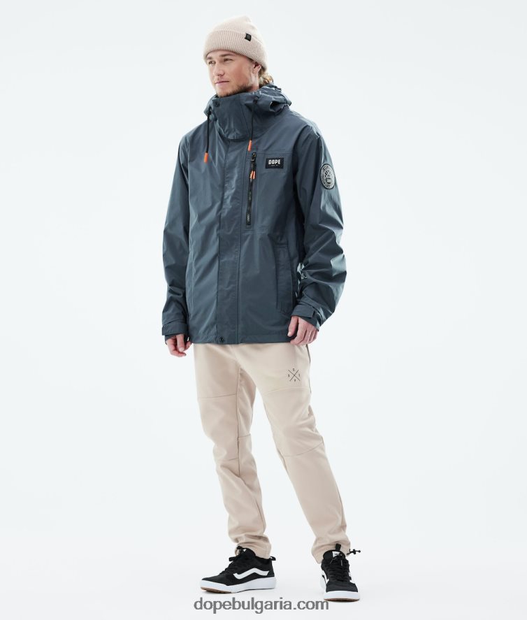 Dope яке за открито с пълен цип blizzard light 4PZP116 метално синьо мъже - Image 5