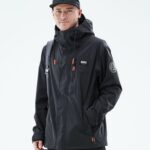 Dope яке за открито с пълен цип blizzard light 4PZP144 черен мъже