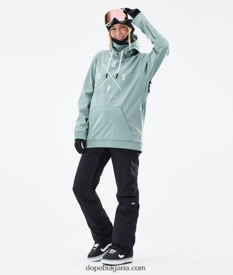 Dope яке за сноуборд yeti w 2021 4PZP576 2 пъти по-избледняло зелено Жени - Image 3