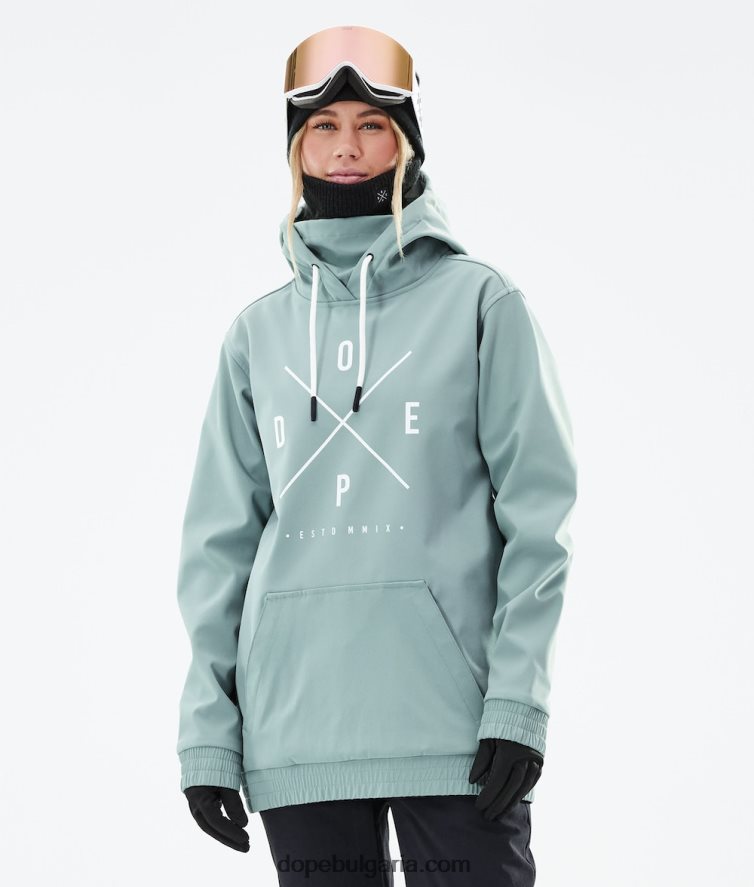 Dope яке за сноуборд yeti w 2021 4PZP576 2 пъти по-избледняло зелено Жени - Image 1