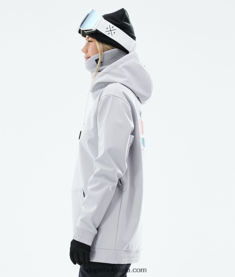Dope яке за сноуборд yeti w 2021 4PZP615 гама светло сиво Жени - Image 7