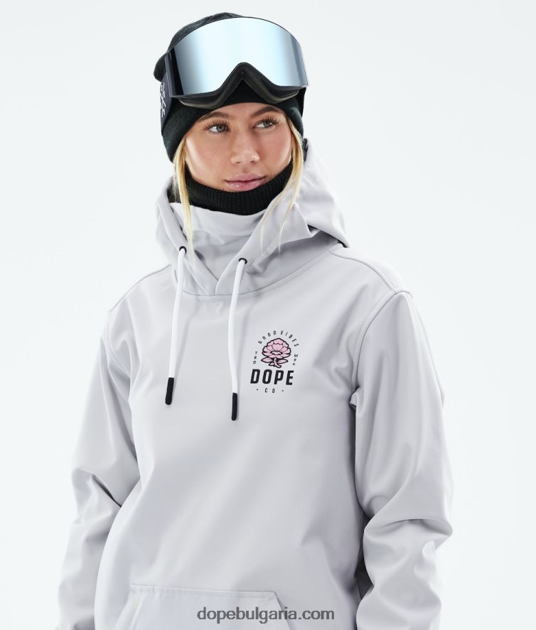 Dope яке за сноуборд yeti w 2021 4PZP645 розово светло сиво Жени - Image 10