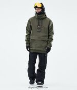 Dope яке wylie за сноуборд 4PZP131 ог маслинено зелено мъже - Image 11