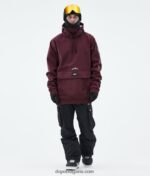 Dope яке wylie за сноуборд 4PZP86 кръпка бордо мъже - Image 3