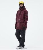 Dope яке wylie за сноуборд 4PZP86 кръпка бордо мъже - Image 6