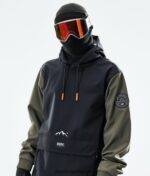 Dope яке wylie за сноуборд 4PZP87 петно ​​черно/маслинено зелено мъже - Image 5