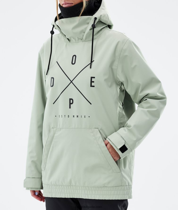 Dope migoo w яке за сноуборд 4PZP620 2 пъти меко зелено Жени - Image 2